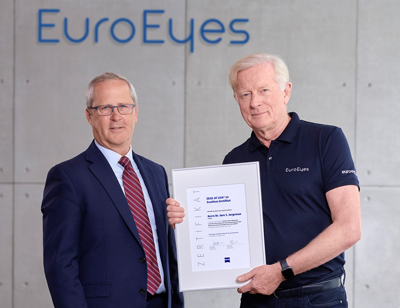 EuroEyes implants the most ZEISS AT LISA® trifocal lenses worldwide!